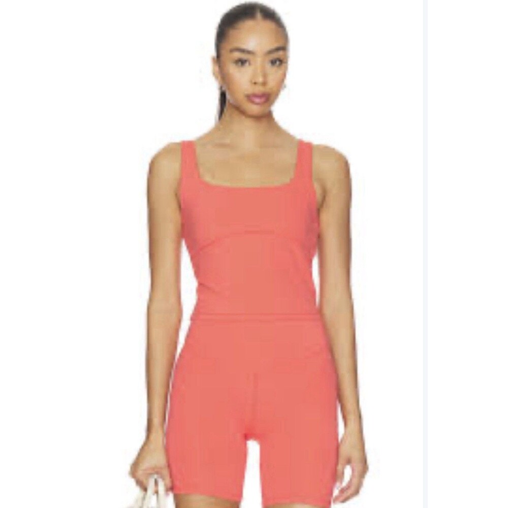 Vuori All The Form Support Tank In Bright Coral Women's XL